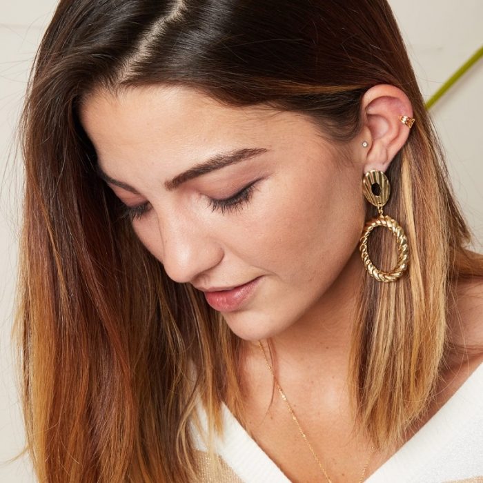 Twisted Circle Earrings - Afbeelding 3