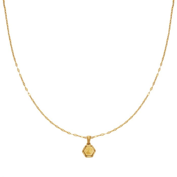 The Wolf Necklace — Goud