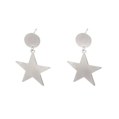 Shining Star Earrings — Zilver