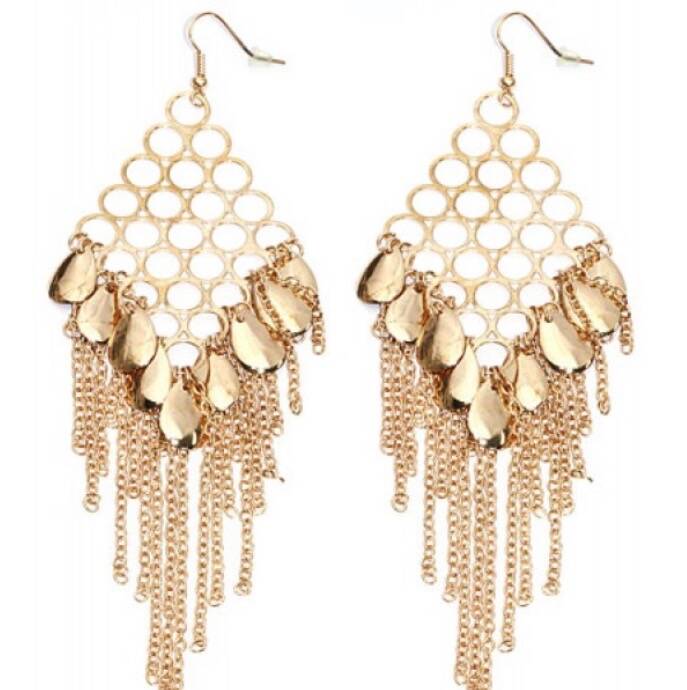 Gold Design Earrings
