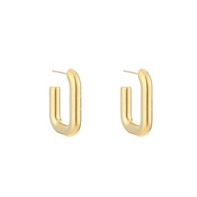 Square Hoop Oorbellen