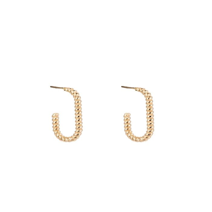 Twist Square Oorbellen