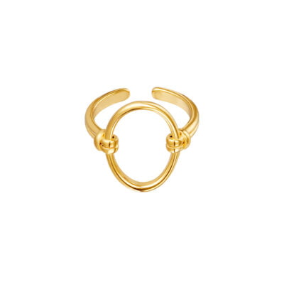 Open Ovaal Ring