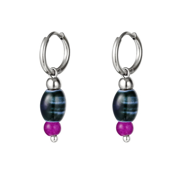 Gekleurde Charm Oorbellen - Afbeelding 4