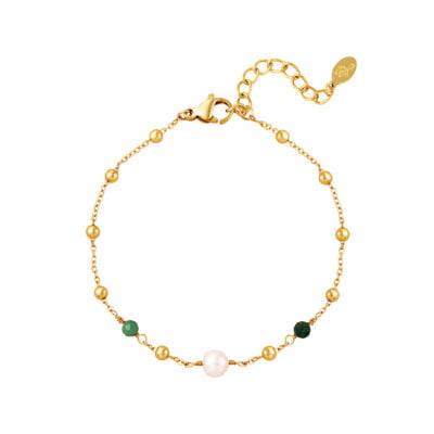 Parel & Steen Armband